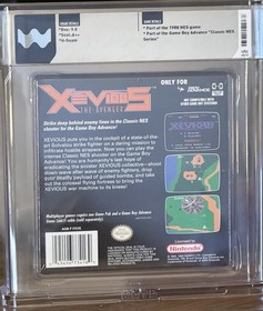 Graded Namco Xevious The Avenger Classic NES Series Sealed GBA NTSC-U/C 2004