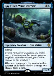 Ray Fillet, Wave Warrior - Commander: Teenage Mutant Ninja Turtles #14/247 Rare
