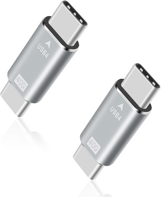 USB C Male to Male Adapter, USB C Coupler, 40Gbps,100W PD, 8K@60Hz for Thunderbo