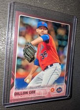 2015 Topps Pink Mother's Day Dillon Gee NY Mets 263 47/50