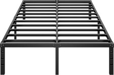 Metal Platform Bed Frame 14 Inch Tall,No Box Spring Needed,Full Size Bed