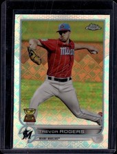 2022 Topps Chrome Logofractor Edition #3 Trevor Rogers Miami Marlins