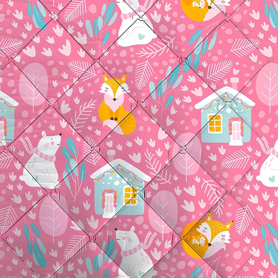 Trapunta invernale per letto singolo Caleffi in Cotone Art. Paesaggio 165x265 cm - Immagine 3 di 4