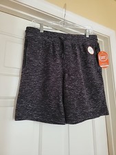Wonder Nation Boys XL 14-16 Lounge Shorts Black Soot Husky Above The Knee