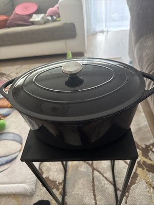 ERNESTO  Gusseisen-Bräter 33 cm Schwarz, 240°C, Alle Herdarten