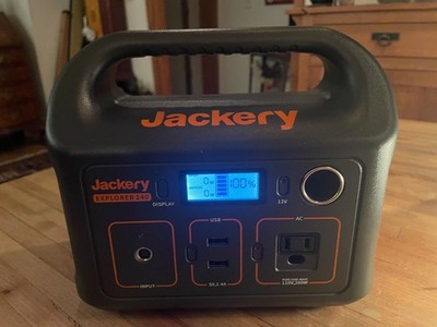 Jackery Explorer 240 Solar Generator, opened box used for a party... one night!