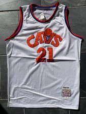 NWT World B Free Cavs 1985-86 Hardwood Classic Jersey sz56 2XL Mitchell Ness