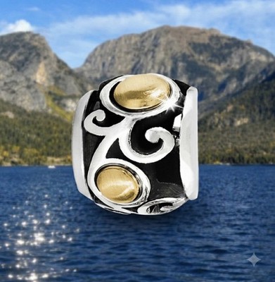 Brighton ADARA Bead NWOT Boho Style J97931 Gold Black Silver