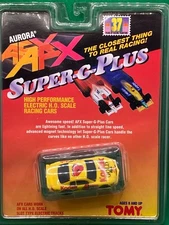 AUSTRALIAN RELEASE TOMY AFX SUPER G PLUS, KODAK STOCK CAR, NEW CARDED UNUSED