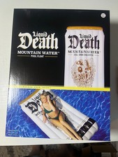 Liquid Death Pool Float Extra Large Inflatable Floatie