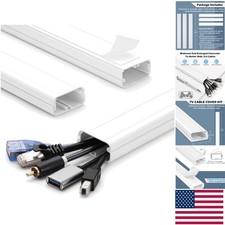 Sleek 39in TV Cord Hider - Elegant 3x13in Cable Covers for a Tidy Home