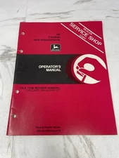 John Deere 50 Toolbar,attachments OMA41456 Operators Manual Book