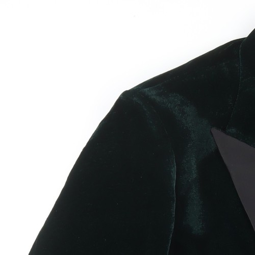 Imperial Stitch Men's Green Velvet Tuxedo Blazer Size 44 - Picture 9 of 12