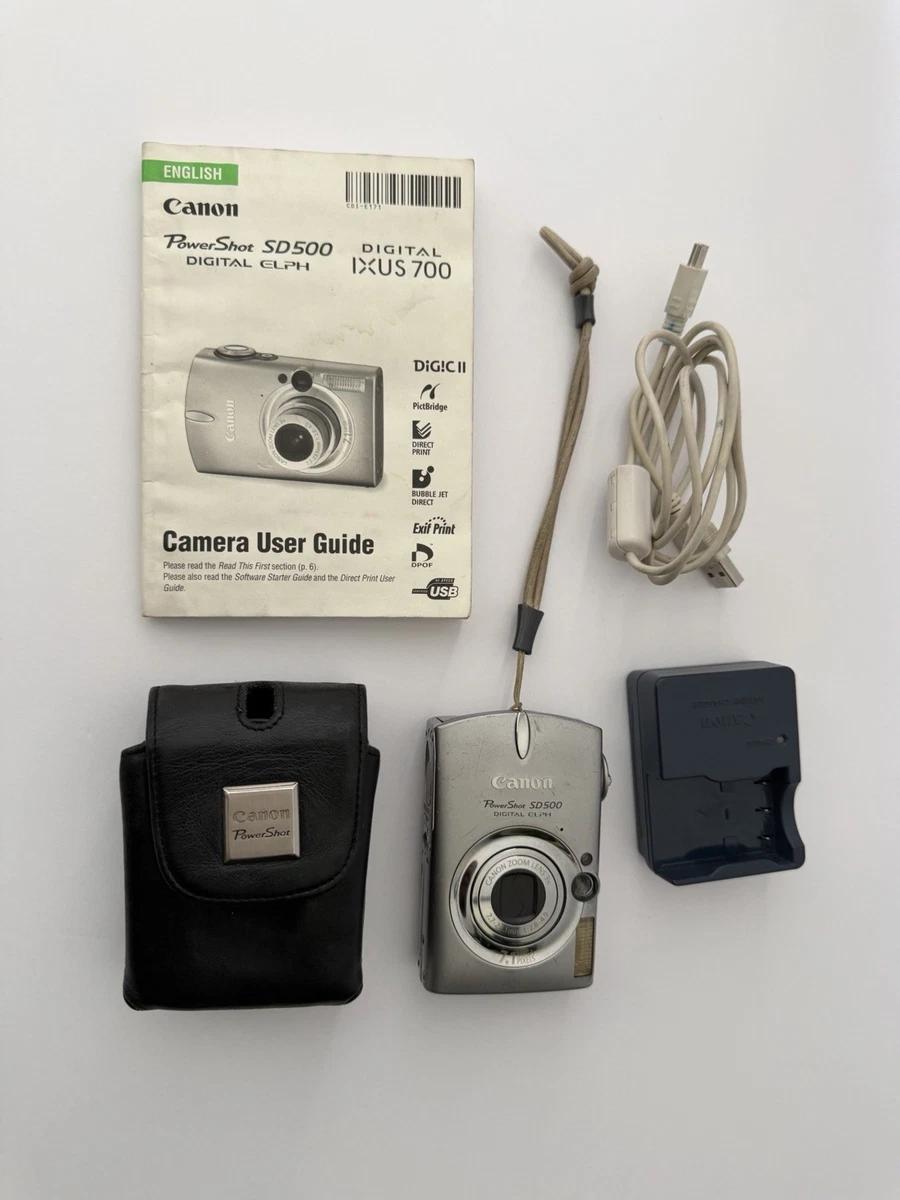 Canon PowerShot SD500 Digital Cameras with Histogram Display for