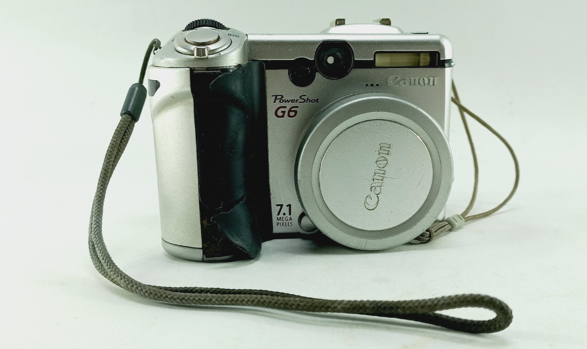 Canon PowerShot G6 Digital Camera Bundle PC1089 As-is for sale