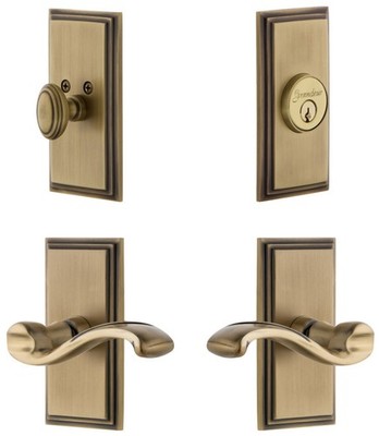 Grandeur CARPRT_SP_ESET_238_RH Carre Solid Brass Right Handed - Brass