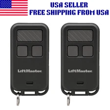 2 Pack LiftMaster 890MAX Mini Keychain Garage Door Openers Security+ 2.0