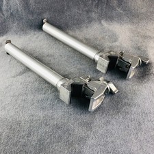 2 Manfrotto Super Clamp clamps with 10" Extension Post Bar Hanger Stop End