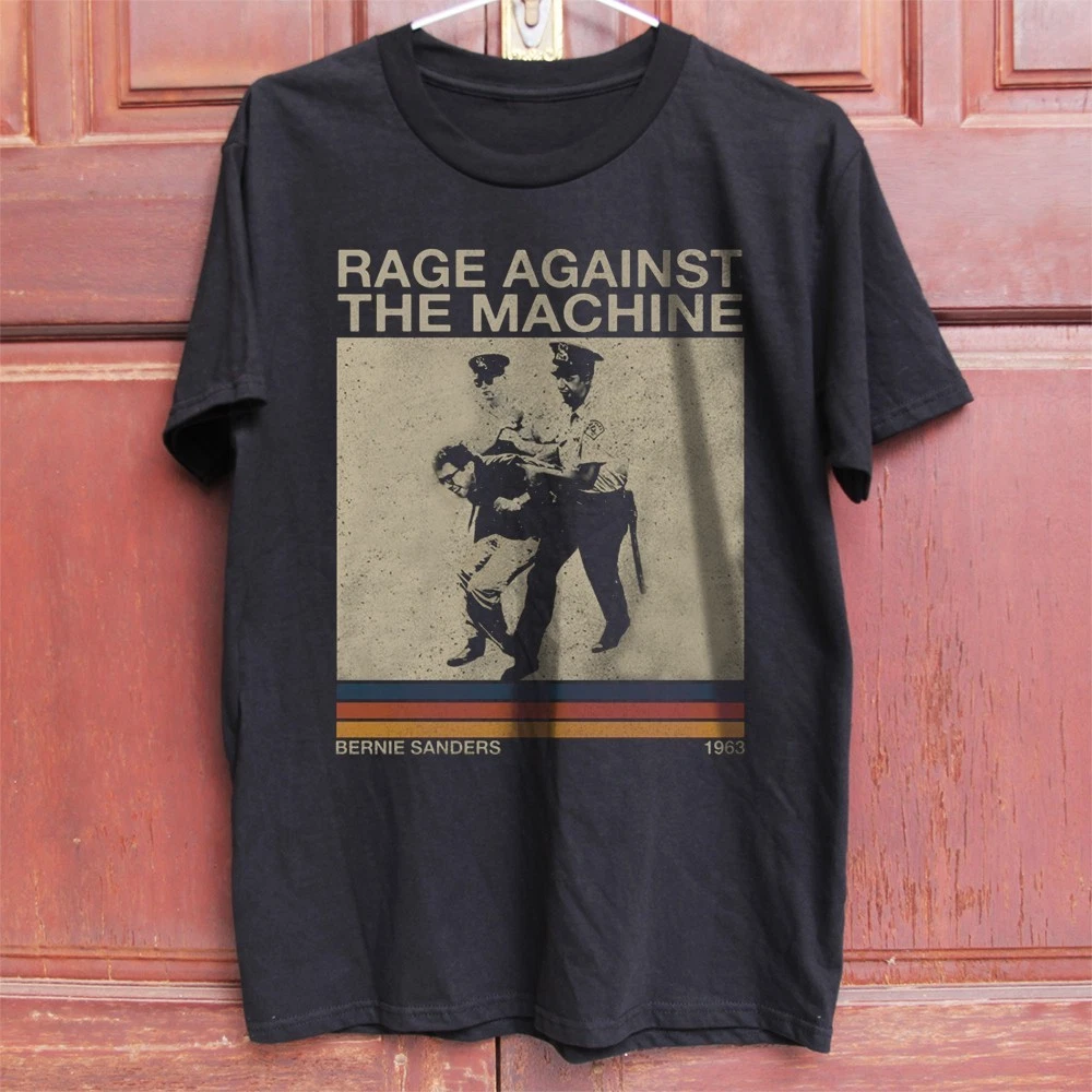 T-shirt Rage Against The Machine – Homme, Noir, Coton, Manches Courtes