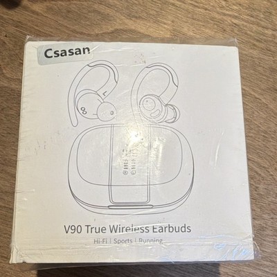 Csasan V90 True Wireless Ear-hook Bluetooth Earbuds Blue Sports Running