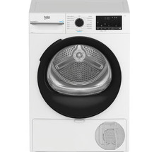 Beko BM3T31233W Heat Pump Condenser Tumble Dryer 12kg, Sensor Drying, LED, A++