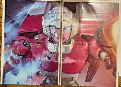 TRANSFORMERS #22 TIAGO DA SILVA ARCEE Virgin Connecting Variant A & B LTD 750