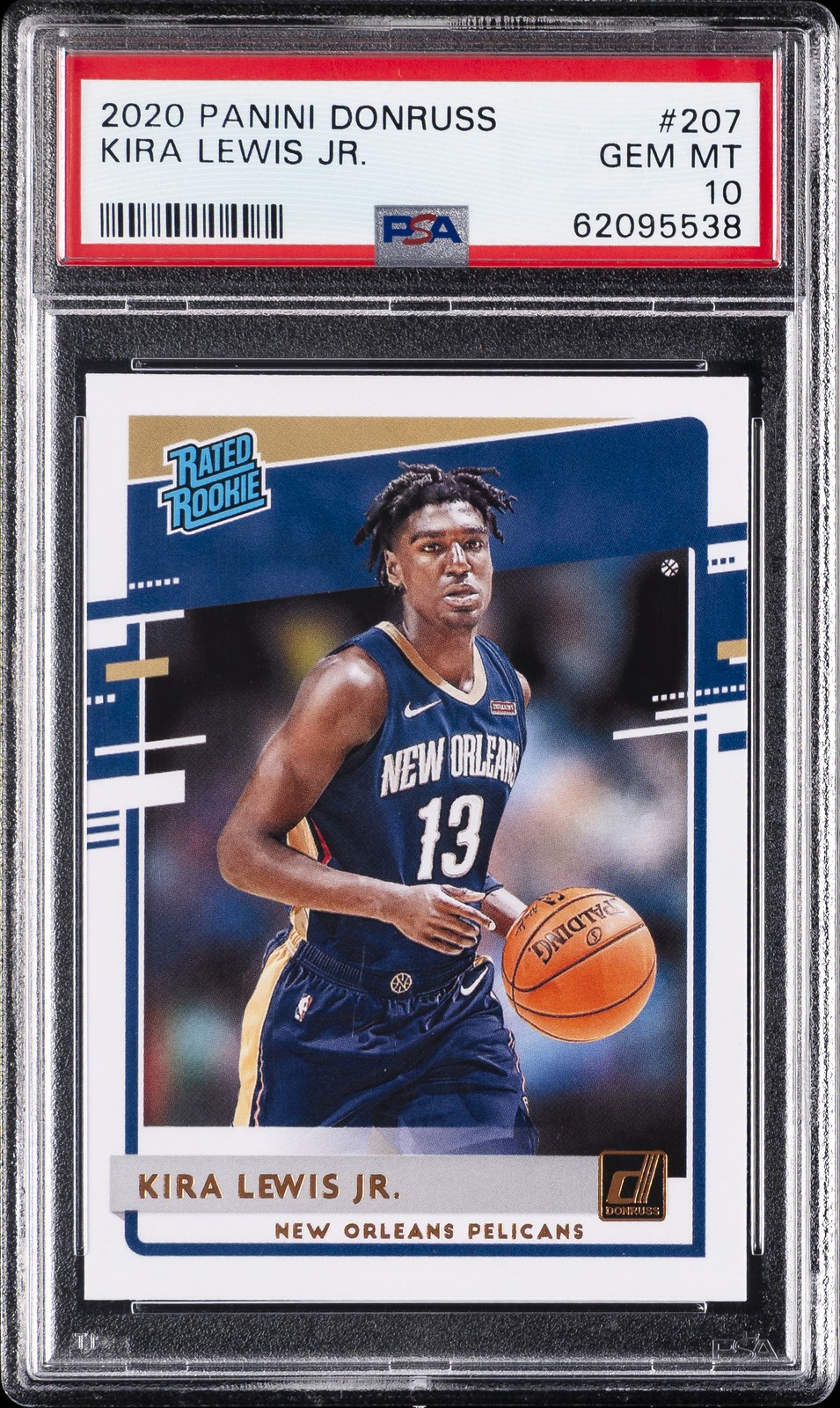 Kira Lewis Jr #207 2020-21 Donruss Basketball Rated Rookies Signatures