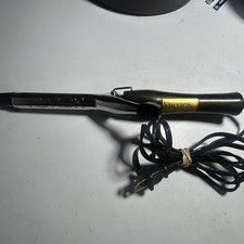 Revlon Hair Curler Curling Iron 3/4 in Hot Wand Styler RV-001 With Clamp/Clip
