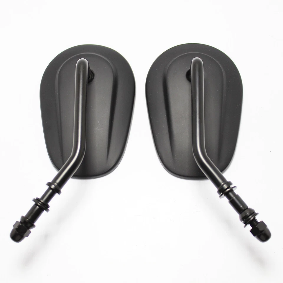 For Jeep Wrangler TJ JK Gladiator Side Rear View Mirrors Door-Off Black Oval - Image 3 of 4