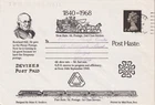 GB QEII 1968, FIRST DAY OF SECOND CLASS MAIL – extremely rare FDC w Machin 4d