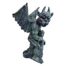 Deko Figur Statue Skulptur 50 cm FIguren Statuen Skulpturen Neu Drachen Troll G7