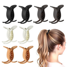 8Pcs Nonslip Ponytail Clip Matte Ponytail Hair Clip Strong Hold French Barrettes