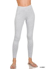 Zenana Premium Cotton Full Length Leggings