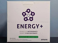 EXP 4/2026 - Amare Global Energy+ Pomegranate Lime 30 Sticks - New in Box!