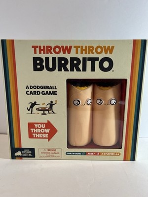Exploding Kittens Throw Throw Burrito Party Card Game 2-6 Players