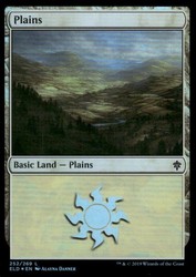 Plains (252) Foil - Throne of Eldraine - Magic: The Gathering
