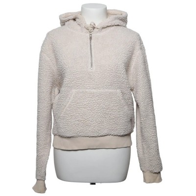 Wood Wood, Kapuzenpullover, Größe: M, Beige, Baumwolle/Elasthan, Einfarbig #Ymj