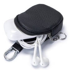 For Apple Airpods 4/3/2/1 Pro 2/1 Gen Shockproof Leather Case Cover w/ Keychain