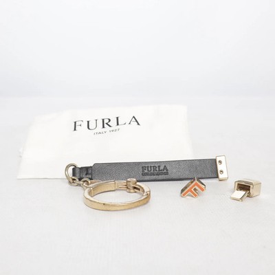 Furla, Taschenzubehör, Schwarz/Gold #fJs