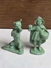 MARX RED RIDING HOOD & BIG BAD WOLF vintage Fairy Tale Nursery Rhyme Figures