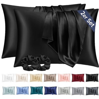 Kissenbezug Satin 50x80 2er-Set, für Haare, ähnlich wie Kissenbezug...