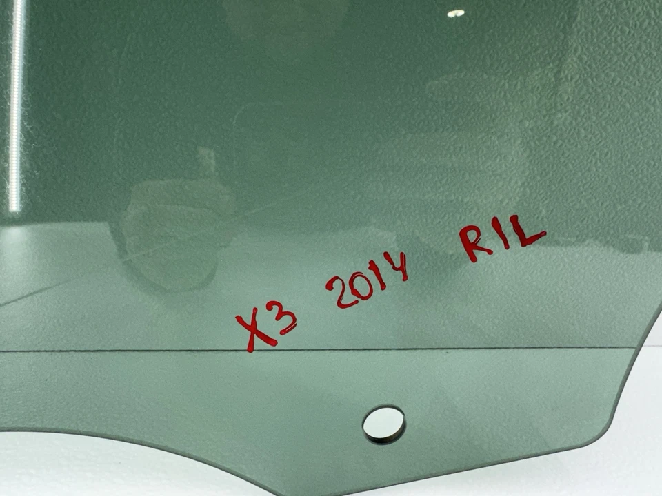 2011 - 2017 BMW X3 F25 REAR LEFT DRIVER SIDE DOOR WINDOW GLASS OEM - Imagem 3 de 3