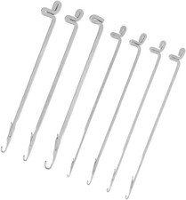 28pcs Latch Crochet Hooks Steel Sewing Needles Threads Knitting | Picker Snag