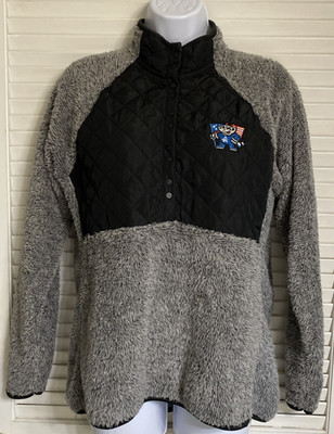 Women's MiLB Rocket City Trash Pandas 1/2 Snap Pullover Jacket, Medium, Antigua