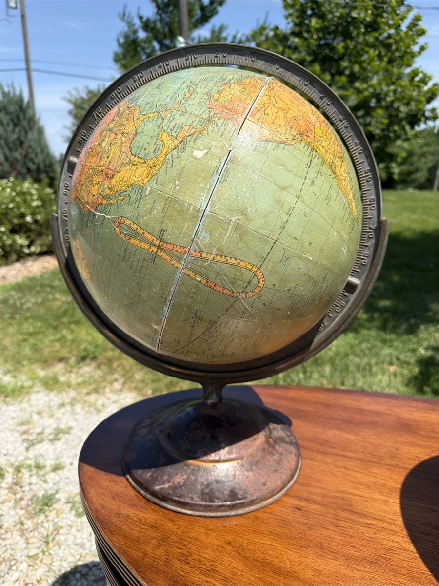 Vintage Original 1930-1939 Date Range Antique World Globes