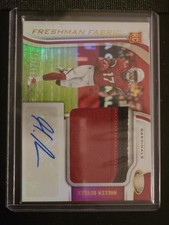 2019 Certified Freshman Fabric Signatures Mirror /499 Hakeem Butler Auto 222