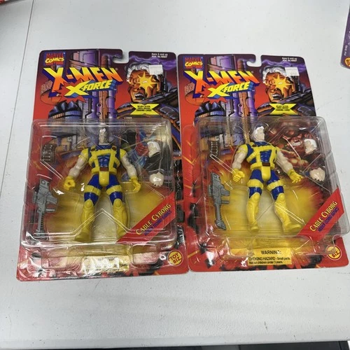 2 Cable Cyborg X-Men X-Force Marvel Comics Toybiz 1995 Vintage Action Figure New