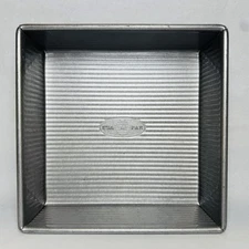 USA Pan Cake Brownie Square Baking Aluminum Pan 9.5" x 9.5" x 2.5"
