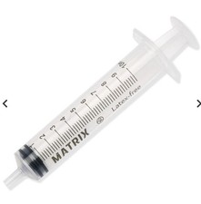 10ml Syringe - Pk of 5 - Sterile Vet Lab Art Medical Dental Leur Slip