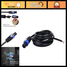 10ft Pro Tour Grade Speakon Cable - 2 Conductor 16 Gauge for PA DJ Tweeters Mids
